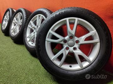 Cerchi Audi Q3 Gomme Inverna 99% Dunlop 215 60 17