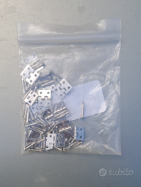 Mini Cerniere piccole con chiodi 15 Pezzi