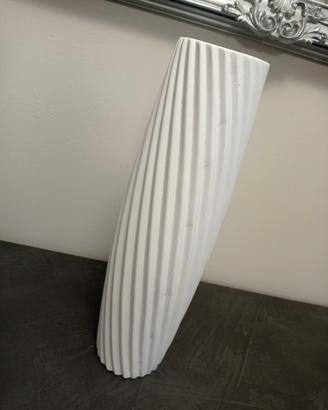 vaso bianco alto 46 cm 