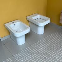 Coppia di sanitari vado e bidet  ceramche Simas