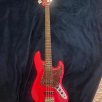 Basso Harley Benton rosso-come nuovo (Torino)