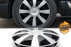 Copricerchi per Opel Movano 15" Silver Nere