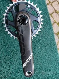 Guarnitura carbon descedant