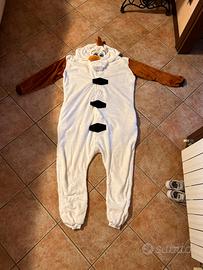 Costume olaf  adulto