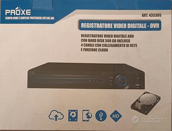 REGISTRATORE VIDEO DIGITALE DVR