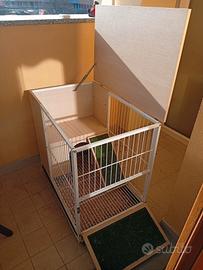 gabbia per conigli nani