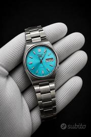 Vintage Seiko 5 Sport Tiffany Dial 7009 Day Date