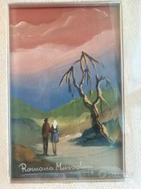 Lotto Quadri Romano Mussolini