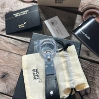 Portachiavi Montblanc Pelle Nero Nuovo