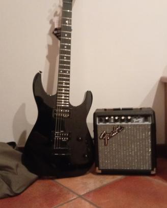 chitarra elettrica Jackson +ampli fender