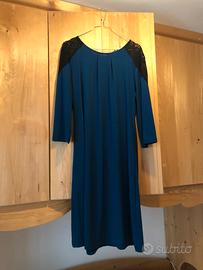 Abito Nina Leonard Blu XL Poliestere Nuovo Etichet