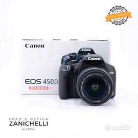 Canon 450D + EF-S 18-55 IS 1800 Scatti Usato(G297)