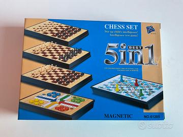 5 in 1 CHESS SET scacchi
