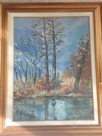 Quadro - Alla roggia - F. Maggioni