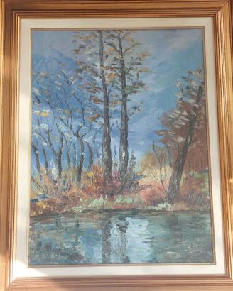 Quadro - Alla roggia - F. Maggioni