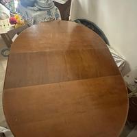 Tavolo rotondo allungabile - diventa ovale