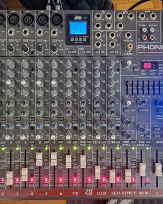 Mixer Phonic AM642DP - 12 canali con effetti