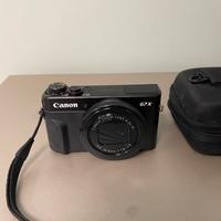 Canon Powershot G7X mark II + custodia
