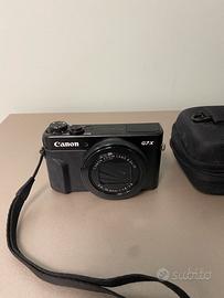 Canon Powershot G7X mark II + custodia
