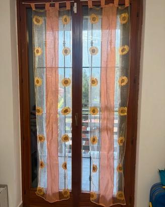 Coppia tende a girasoli – luminose e decorative