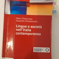 Libro"lingue e Società Nell'Italia Contemporanea "