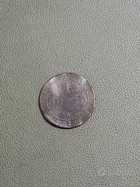 moneta 1 Soldo 1867 - stato pontificio 