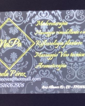 Massaggi operatrice del benessere