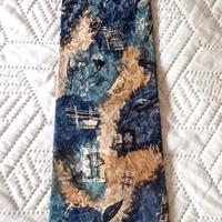 Cravatta vintage Carnaval de Venise in pura seta