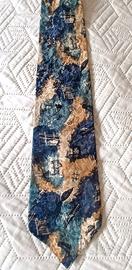 Cravatta vintage Carnaval de Venise in pura seta