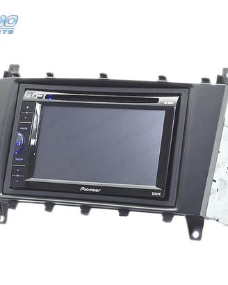 CORNICE NERA AUTORADIO 2-DIN MERCEDES CLASSE-C W20