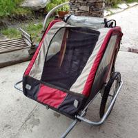 Rimorchio bici bambini