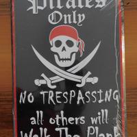 Targa Metallica Pirates