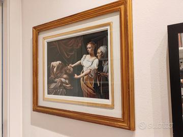 Dipinto ad Olio riproduzione Giuditta e Oloferne 