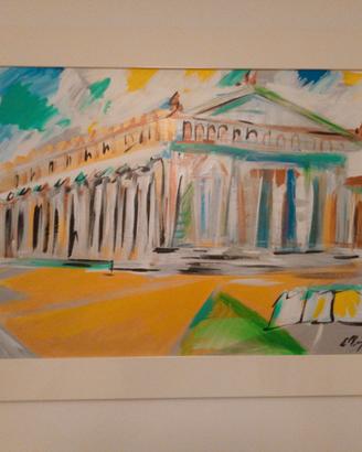 Quadro del maestro Alfonso Mangone Paestum