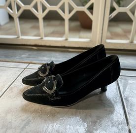 Décolleté Geox nere camoscio n.38