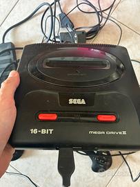 Sega Mega Drive II + 2 Controller + Caveria