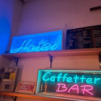 Insegna filo neon caffetteria bar vintage