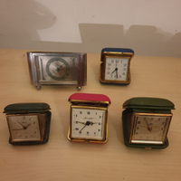 Lotto 4 sveglie da viaggio 1 orologio anni 40