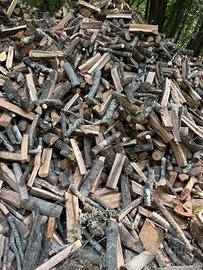 legna da ardere di quercia e cerro