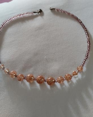Collana Vintage in vetro di Murano Autentico 