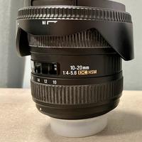 Sigma 10-20mm f/4-5.6 DC HSM per Nikon