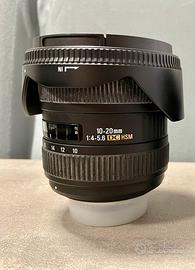 Sigma 10-20mm f/4-5.6 DC HSM per Nikon