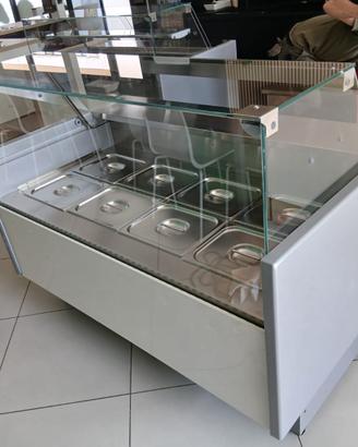 Vetrina calda a bagnomaria Tecnodom - Banco gastro