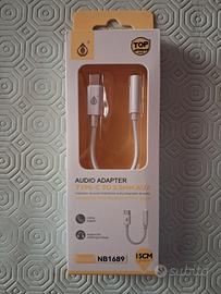 Adattatore da usb-c a jack 3.5mm NUOVO