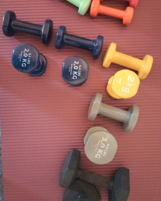 Manubri per palestra Domyos