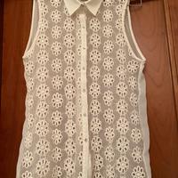 Zara Collection camicia avorio, tg. M.