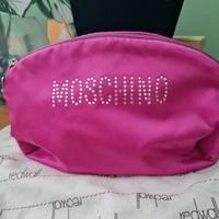 Pochette beauty Moschino fucsia