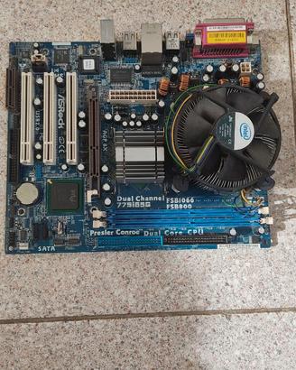 SCHEDA MADRE PROCESSORE DUAL CORE 2.5 GHZ