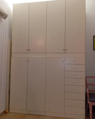 Armadio bianco guardaroba cm L 180 x H 280