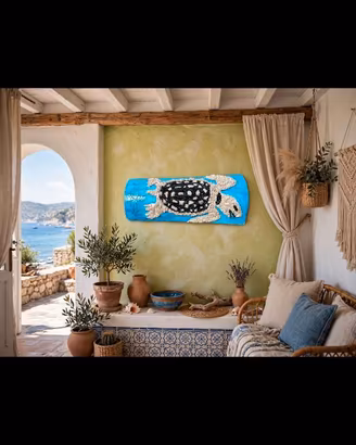 Tartaruga Marina su Coppo - Mosaico
